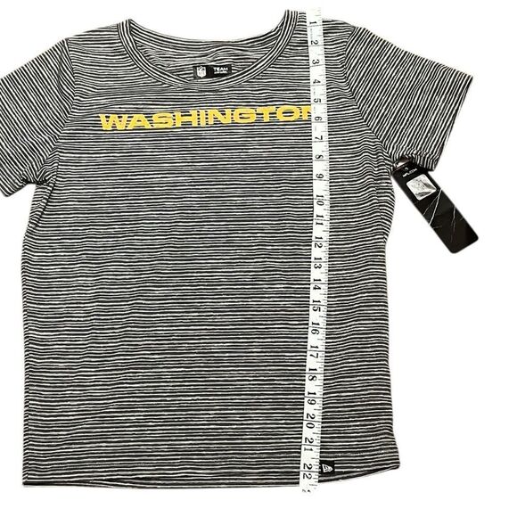 Washington NFL Team Apparel Women’s Striped Shirt, Size S, NWT - Picture 5 of 5